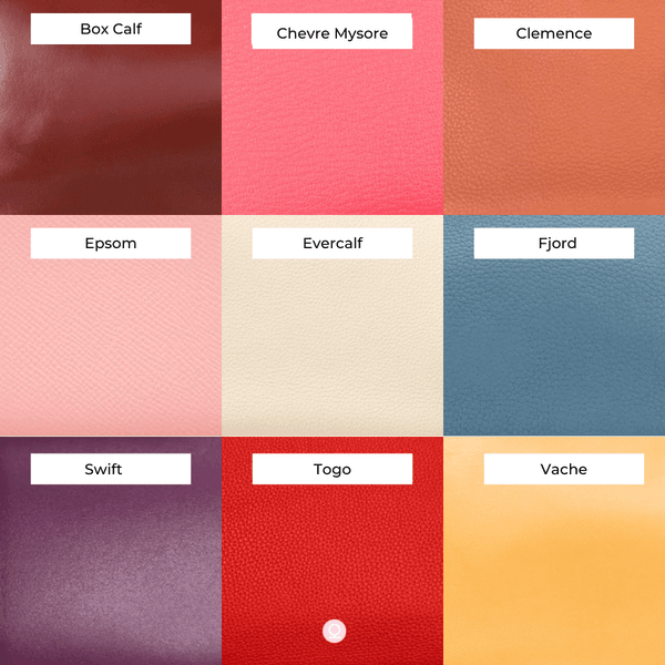 Hermès Leather Swatches